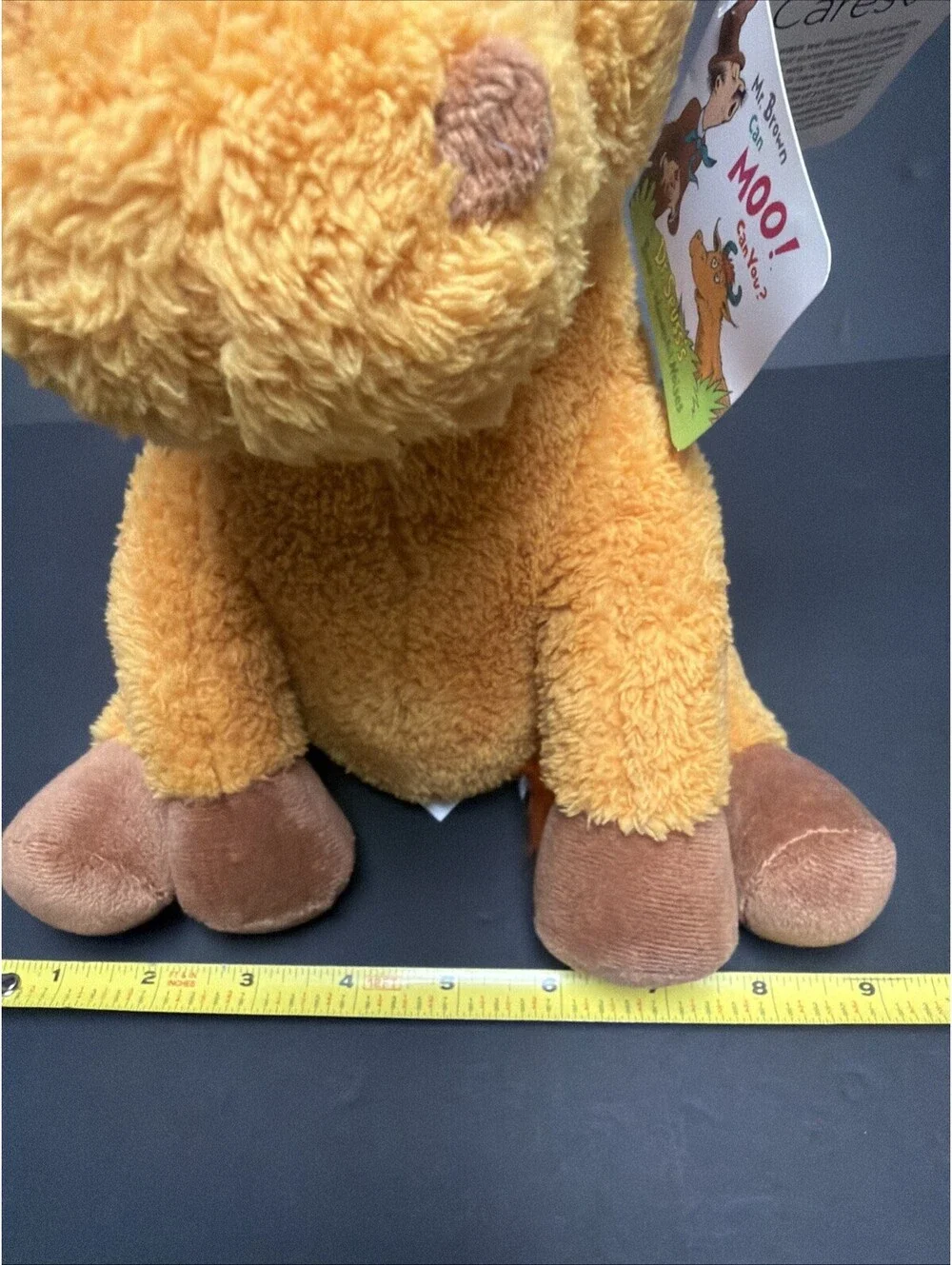 Kohl's Cares Dr. Seuss Mr. Brown Can Moo Can You? Cow Plush Stuffed Animal NWT